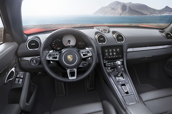 Porsche 718 Boxster, changement de registre